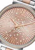 Michael Kors Sofie Quartz Rose Gold Dial Two Tone Steel Strap Watch For Women - MK3972 Authentic Buy Shop Now