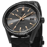 Tag Heuer Carrera Diamonds Anthracite Black Dial Black Leather Strap Watch for Women - WAR1115.FC6392 Authentic Buy Shop Now