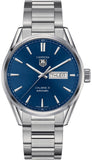 Tag Heuer Carrera Automatic Blue Dial Silver Steel Strap Watch for Men - WAR201E.BA0723 Authentic Buy Shop Now