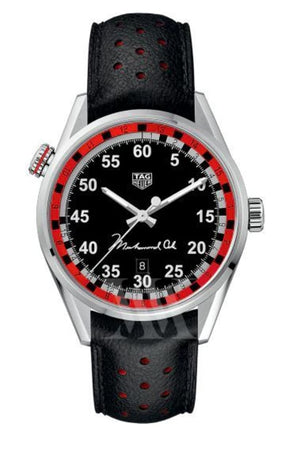 Tag Heuer Carrera Muhammad Ali Black Dial Watch for Men - WAR2A11.FC6337 Authentic Buy Shop Now