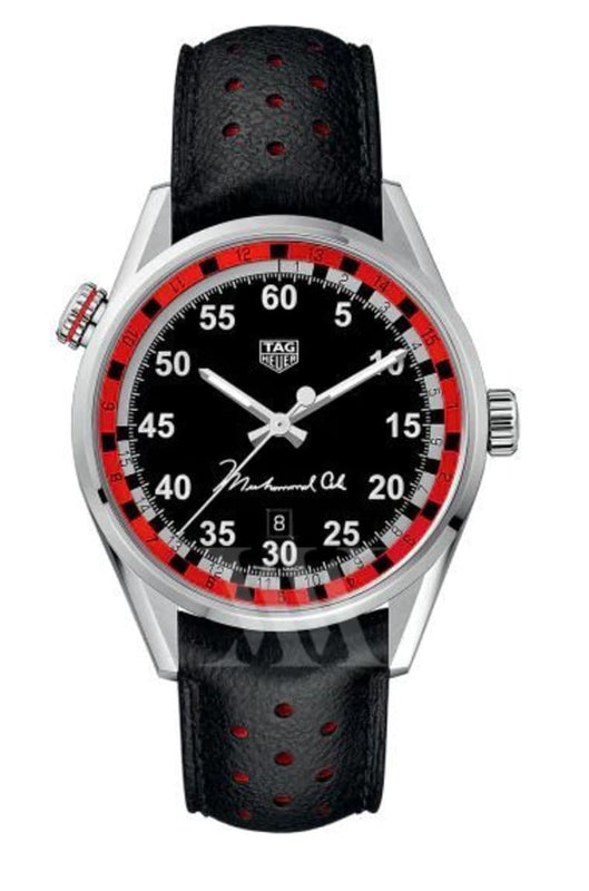 Tag Heuer Carrera Muhammad Ali Black Dial Watch for Men - WAR2A11.FC6337 Authentic Buy Shop Now
