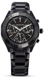 Swarovski Dextera Chronograph Black Dial Black Steel Strap Watch for Women - 5641393 Authentic Buy Shop Now