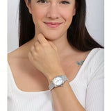 Emporio Armani Federica Mother of Pearl Dial Silver Steel Strap Watch For Women - AR11557 Authentic Buy Shop Now
