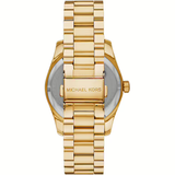 Michael Kors Lexington Mother of Pearl White Dial Gold Steel Strap Watch for Women - MK1079 Authentic Buy Shop Now