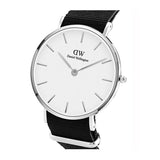 Daniel Wellington Classic Petite Cornwall White Dial Black NATO Strap Watch For Women - DW00100254 Authentic Buy Shop Now
