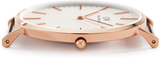 Daniel Wellington Classic South Hampton White Dial Two Tone Nylon Strap Watch For Women - DW00100034 Authentic Buy Shop Now