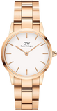 Daniel Wellington Iconic Link White Dial Rose Gold Steel Strap Watch for Women - DW00100213 Authentic Buy Shop Now
