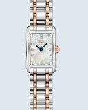 Longines Dolcevita Mother of Pearl Diamond Dial Two Tone Steel Strap Watch for Women - L5.258.5.87.7 Authentic Buy Shop Now