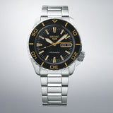 Seiko 5 Sport Automatic SKX Series Black Dial Silver Steel Strap Watch for Men - SRPK99K1 Authentic Buy Shop Now