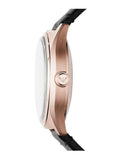 Emporio Armani Meccanico Black Dial Black Leather Watch For Men - AR60004 Authentic Buy Shop Now