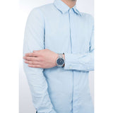Emporio Armani Luigi Blue Dial Silver Steel Strap Watch For Men - AR11089 Authentic Buy Shop Now