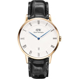 Daniel Wellington Dapper Reading White Dial Black Leather Strap Watch For Men - DW00100107 Authentic Buy Shop Now