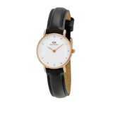 Daniel Wellington Classic Sheffield White Dial Black Leather Strap Watch For Women - DW00100076 Authentic Buy Shop Now