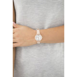 Emporio Armani Kappa White Mother of Pearl Dial Pink Leather Strap Watch For Women - AR2512 Authentic Buy Shop Now