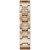 Guess Vanity Diamonds Silver Dial Gold Steel Strap Watch for Women - W1030L4 Authentic Buy Shop Now