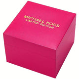 Michael Kors Runway Chronograph Limited Edition Pink Dial Pink Steel Strap Watch for Women - MK7478LE Authentic Buy Shop Now