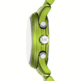 Michael Kors Runway Limited Edition Green Dial Green Steel Strap Watch for Women - MK7480LE Authentic Buy Shop Now