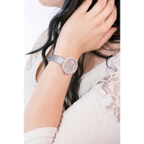 Swarovski Crystal Frost Grey Dial Grey Leather Strap Watch for Women - 5484067 Authentic Buy Shop Now