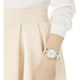 Swarovski Era Journey Silver Dial White Leather Strap Watch for Women - 5295369 Authentic Buy Shop Now