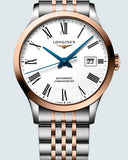 Longines Record Automatic 18K Pink Gold Watch for Men - L2.821.5.11.7 Authentic Buy Shop Now