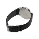 Calvin Klein Minimal Grey Dial Black Leather Strap Watch for Men - K3M221C4 Authentic Buy Shop Now