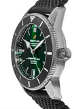 Breitling Superocean Heritage B20 Automatic 42 Green Dial Black Mesh Bracelet Watch for Women - AB2010121L1S1 Authentic Buy Shop Now