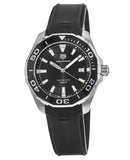 Tag Heuer Aquaracer Quartz Black Dial Black Rubber Strap Watch for Men - WAY101A.FT6141 Authentic Buy Shop Now