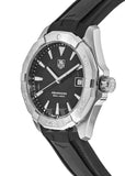 Tag Heuer Aquaracer Quartz Black Dial Black Rubber Strap Watch for Men - WAY1110.FT8021 Authentic Buy Shop Now