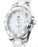 Tag Heuer Aquaracer Diamonds White Dial Two Tone Steel Strap Watch for Women - WAY131D.BA0914 Authentic Buy Shop Now