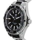 Tag Heuer Aquaracer Quartz Diamonds Black Dial Two Tone Steel Strap Watch for Women - WAY131G.BA0913 Authentic Buy Shop Now