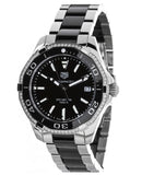 Tag Heuer Aquaracer Quartz Diamonds Black Dial Two Tone Steel Strap Watch for Women - WAY131G.BA0913 Authentic Buy Shop Now