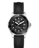 Tag Heuer Aquaracer Quartz Mother of Pearl Black Dial Black NATO Strap Watch for Women - WAY131M.FT6092 Authentic Buy Shop Now