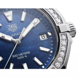 Tag Heuer Aquaracer Quartz Diamonds Blue Dial Silver Steel Strap Watch for Women - WAY131N.BA0748 Authentic Buy Shop Now