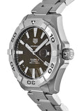 Tag Heuer Aquaracer Calibre 5 Automatic Sunray Brown Dial Silver Steel Strap Watch for Men - WAY2018.BA0927 Authentic Buy Shop Now