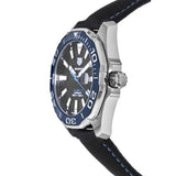 Tag Heuer Aquaracer Calibre 5 Automatic Black Dial Black Nylon Strap Watch for Men - WAY201C.FC6395 Authentic Buy Shop Now