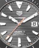 Tag Heuer Aquaracer Caliber 5 Black Dial Brown Leather Strap Watch for Men - WAY201M.FC6474 Authentic Buy Shop Now