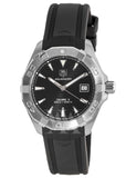 Tag Heuer Aquaracer Automatic Caliber 5 Black Dial Black Rubber Strap Watch for Men - WAY2110.FT8021 Authentic Buy Shop Now