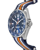 Tag Heuer Formula 1 Quartz Blue Dial Two Tone NATO Strap Watch for Men - WAZ1010.FC8196 Authentic Buy Shop Now