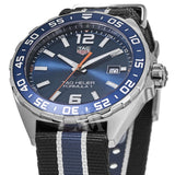 Tag Heuer Formula 1 Quartz Blue Dial Two Tone NATO Strap Watch for Men - WAZ1010.FC8197 Authentic Buy Shop Now
