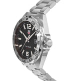 Tag Heuer Formula 1 Black Dial Silver Steel Strap Watch for Men - WAZ1112.BA0875 Authentic Buy Shop Now