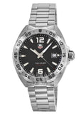 Tag Heuer Formula 1 Black Dial Silver Steel Strap Watch for Men - WAZ1112.BA0875 Authentic Buy Shop Now