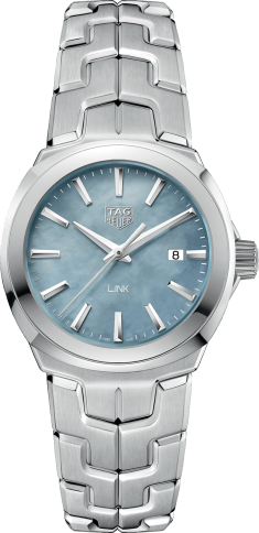 Tag Heuer Link Quartz Mother of Pearl Dial Silver Steel Strap Watch for Women - WBC1311.BA0600 Authentic Buy Shop Now