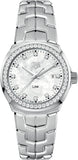 Tag Heuer Link Quartz Diamonds Mother of Pearl Dial Silver Steel Strap Watch for Women - WBC1316.BA0600 Authentic Buy Shop Now