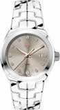 Tag Heuer Link Quartz Brown Dial Silver Steel Strap Watch for Women - WBC131E.BA0649 Authentic Buy Shop Now