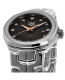Tag Heuer Link Quartz Black Dial Silver Steel Strap Watch for Women - WBC131F.BA0649 Authentic Buy Shop Now
