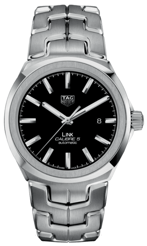 Tag Heuer Link Quartz Black Dial Silver Steel Strap Watch for Women - WBC2110.BA0603 Authentic Buy Shop Now