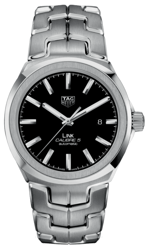 Tag Heuer Link Quartz Black Dial Silver Steel Strap Watch for Women - WBC2110.BA0603 Authentic Buy Shop Now