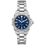 Tag Heuer Aquaracer Quartz Blue Dial Silver Steel Strap Watch for Women - WBD1312.BA0740 Authentic Buy Shop Now