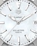 Tag Heuer Aquaracer Mother of Pearl Dial Silver Steel Strap Watch for Women - WBD131A.BA0748 Authentic Buy Shop Now