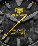 Tag Heuer Aquaracer Calibre 5 Black NATO Strap Carbon Dial Watch for Men - WBD218B.FC6446 Authentic Buy Shop Now